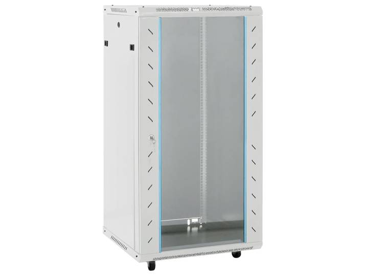 vidaXL 22U Netzwerkschrank 19 IP20 Grau 60x60x120 cm