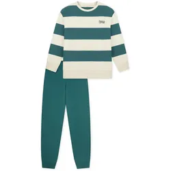 Schiesser Kinder-Interlock-Pyjama - Jungen - Gr. 152 - creme