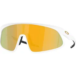 Oakley, Herren, Sportbrille, Rslv (matt white, Prizm 24k), Weiss