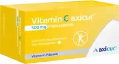axicorp Pharma GmbH VITAMIN C AXICUR 500 mg Filmtabletten (bisher: ASCORVIT 500 mg) 100 St 06681308