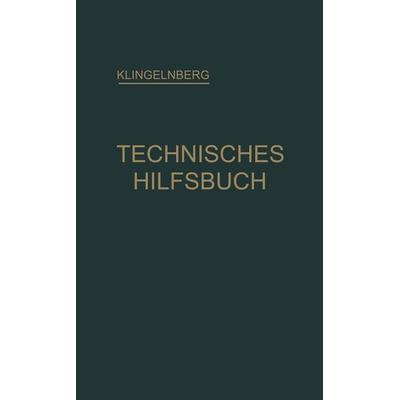 Klingelnberg Technisches Hilfsbuch, Taschenbuch von Ernst Preger,Rudolf Reindl, Springer Berlin, 978-3-662-37208-1