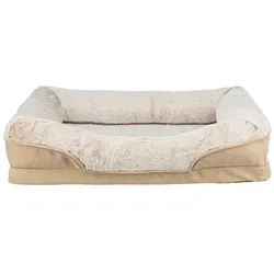 TRIXIE Vital Bett Lino Soft, eckig, 110 × 75 cm, beige