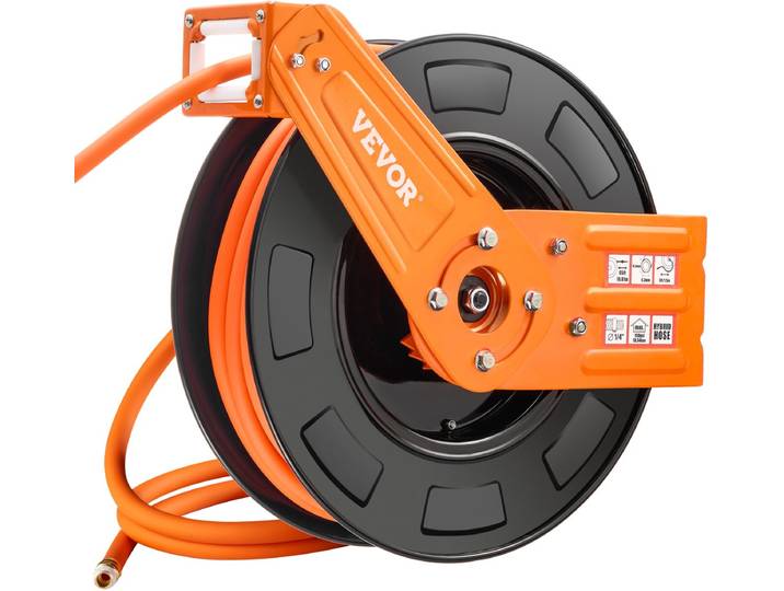 VEVOR Persluchtslang Slanghaspel 300PSI 9\,52mmx19\,81m