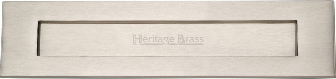 Heritage Brass Heritage Letterplate Satin Nickel 12.9 cm H x 41.1 cm W