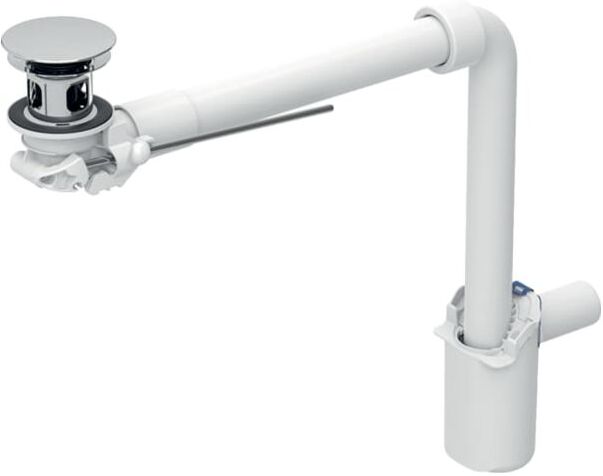 Geberit Waschbeckenablauf 152074211 Ø 40 mm, mit Aussenventilstopfen mit Hebelbetätigung, hochglanz-verchromt