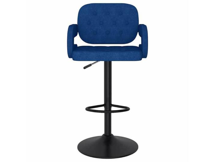 Tabourets de bar (2 pcs) - VIDAXL - Pour 2 personnes - bleu tissu（1946)