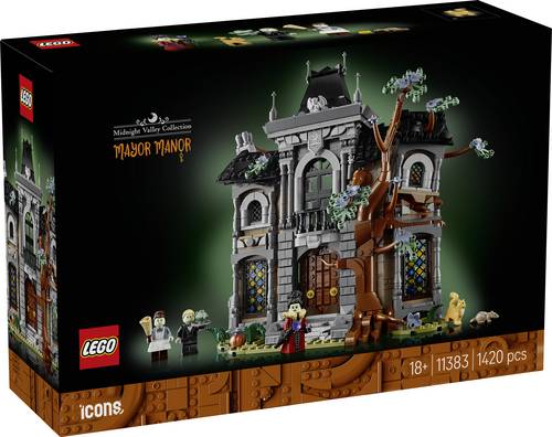 LEGO ICONS 6588535 Bürgermeistervilla Deko fürs Wohnzimmer oder Büro 3 Minifiguren, die im Dunkeln leuchten cooles Geschenk