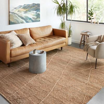 Alexander Home Daniela Modern Jute Hand Woven Area Rug
