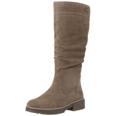 Stiefel REMONTE "Remonte Stiefel Veloursleder", Damen, Gr. 37, braun, Schuhe Stiefel