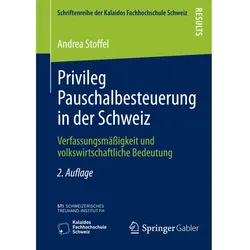 Privileg Pauschalbesteuerung in der Schweiz, Fachbücher von Andrea Stoffel