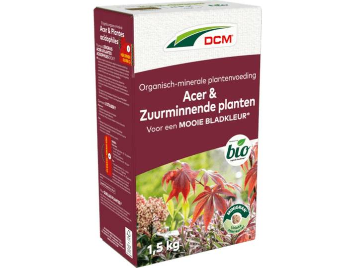 DCM acer & zuurminnende planten meststof 1.5 kg