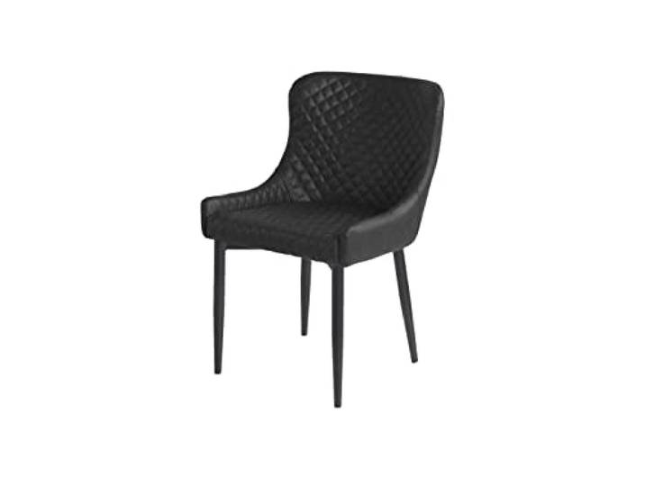 Julian Bowen Luxe Esszimmerstühle aus Kunstleder, Schwarz, 2er-Set