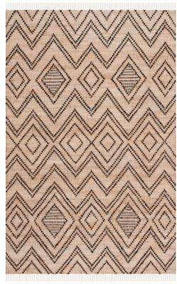SAFAVIEH Flatweave Natural Fiber Guenaelle Geometric Jute Rug