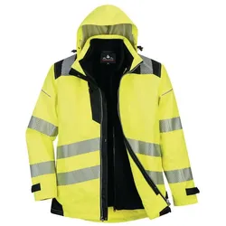 Portwest,  Warnschutz 3-in-1 Jacke PW365 gelb/schwarz (XXL)