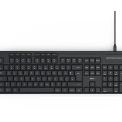 hama CK-200 kabelgebundene Tastatur schwarz