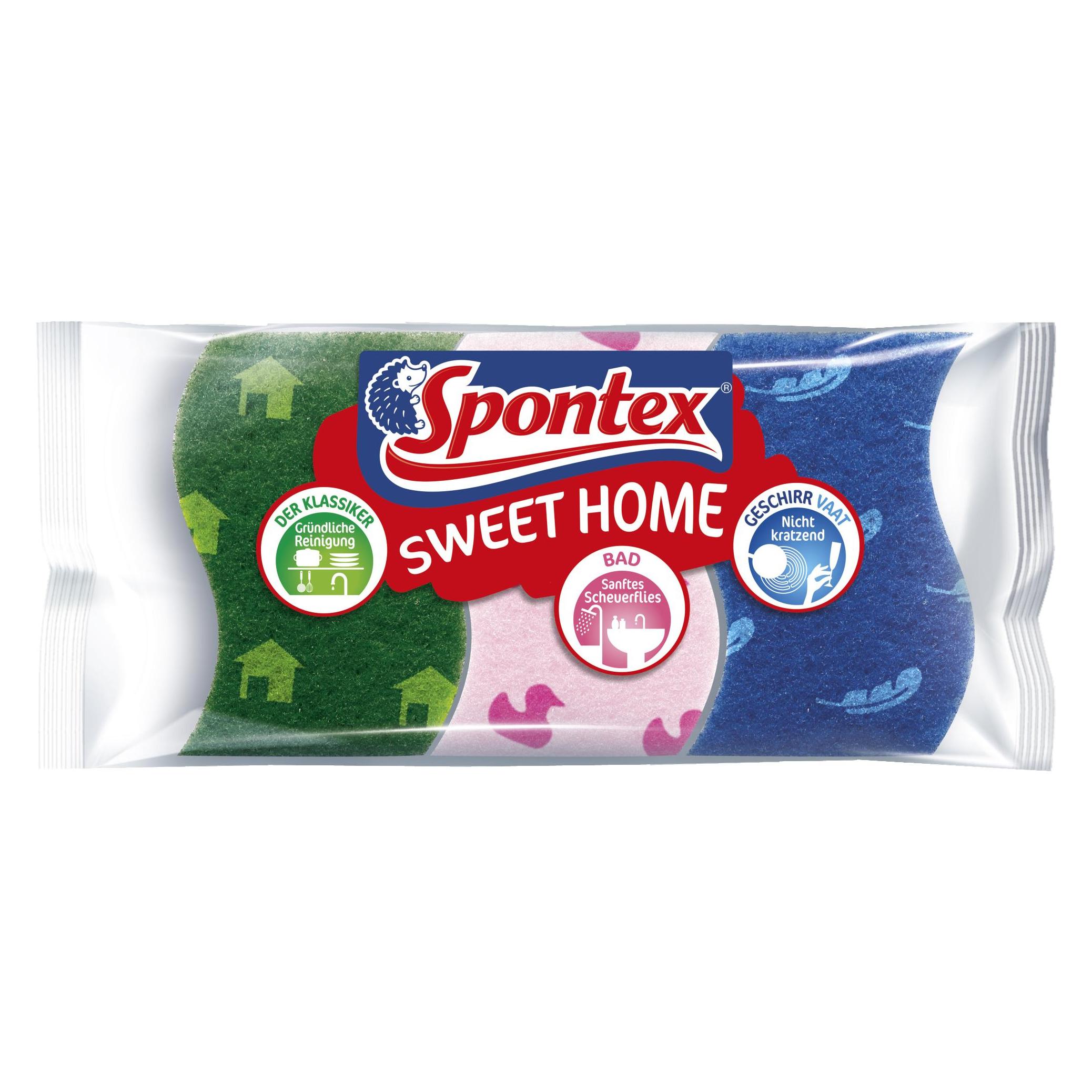 Spontex Spülschwamm Sweet Home x3 (3 Stk.) (19500017)