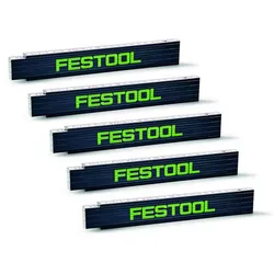 Festool Meterstab MS 2m Maßstab Zollstock Gliedermaßstab Meter 201464 5 Stück