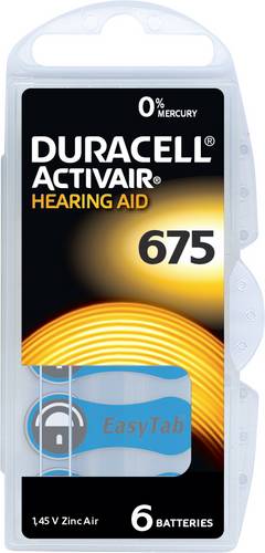 Duracell Hörgerätebatterie ZA675 1.45V 6 St. 630 mAh Zink-Luft Activair 675