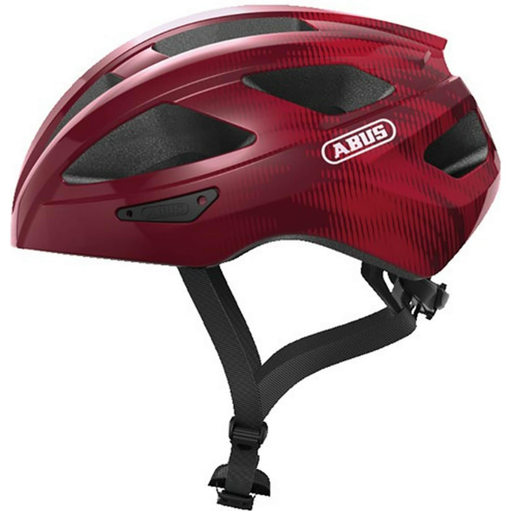 ABUS Rennrad-Helm "Macator", bordeaux red