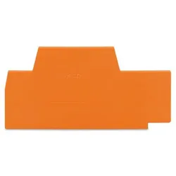 Wago 280-343 Abschluss- und Zwischenplatte,2,5 mm dick,orange 280343  - 25 Stück