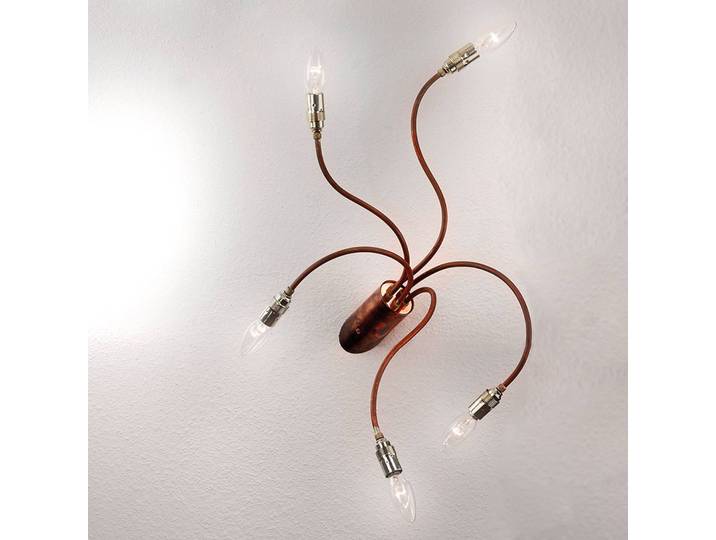 Plafondlamp BRAZONA, dimbaar, koper, Woon-/ Eetkamer, Koper, Modern, plafondlamp