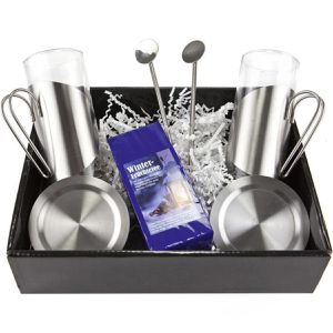 Böttcher-AG Geschenkset Winter-Teegenuss, Winter-Früchtetee mit passenden Gläsern