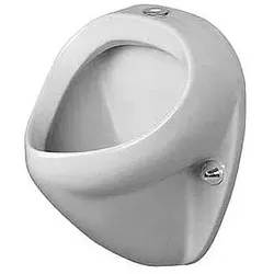 Duravit Design Classics Urinal Universal Jim 0850350000 Zulauf von oben, 345 x 350 mm, absaugend, Weiß Hochglanz