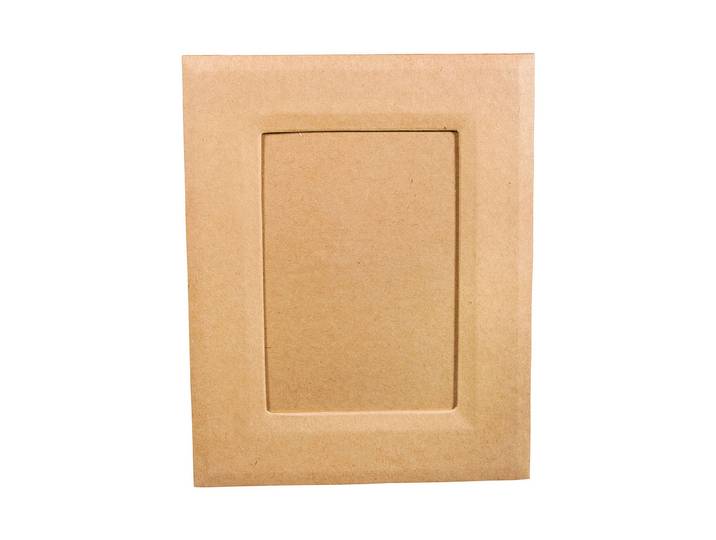 Rayher Pappmaché Bilderrahmen mit Aufsteller und Aufhänger 19 × 24 × 0.7 cm