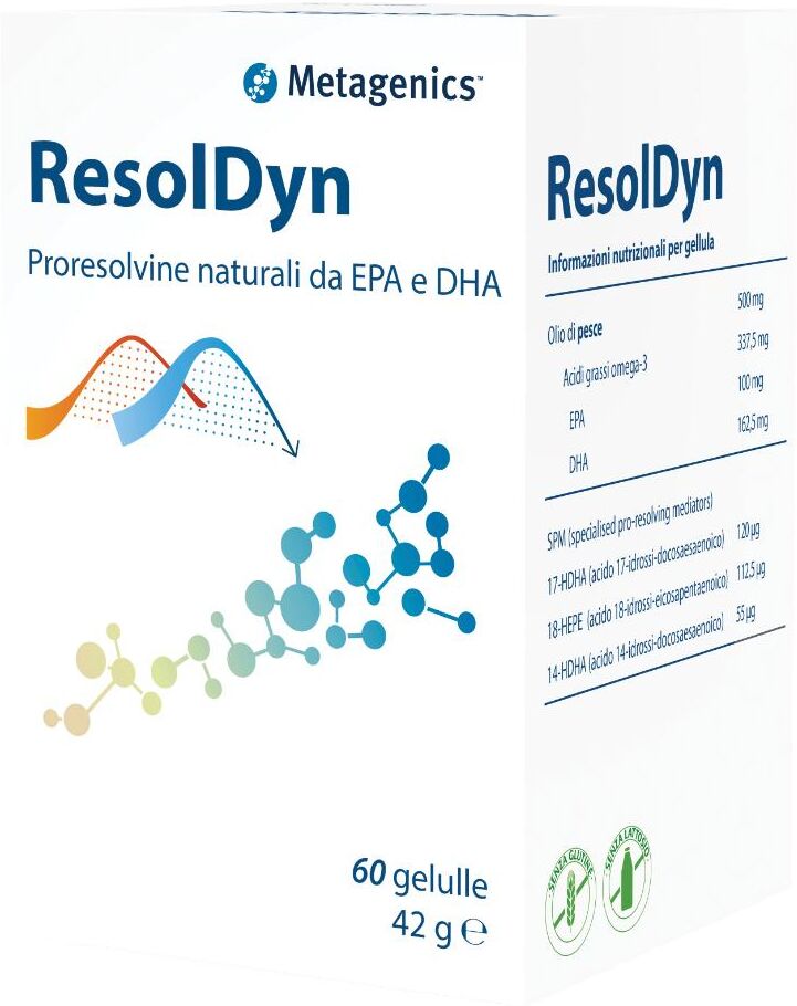 METAGENICS BELGIUM bvba Metagenics, ResolDyn, 60 Gellule