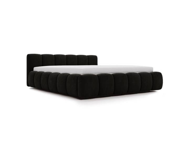 Graingold Polsterbett Cloud low 140x200 Schwarz, 140x200 cm, Schlafzimmer, Betten, Polsterbetten
