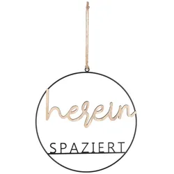 Deko Hänger ""Hereinspaziert"" 25cm