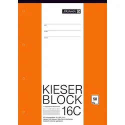 BRUNNEN Kieserblock Arbeitsblock DIN A4 rautiert