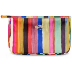 Oilily Pieternella stripe Kosmetiktasche 22 cm, Necessaire, Grün
