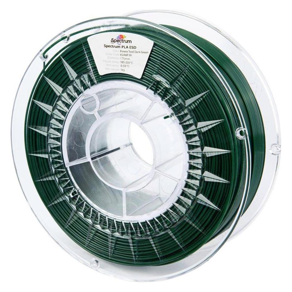 Spectrum PLA ESD - Filament für ESD-Schutz und Sicherheit in EX-Zonen (PLA, 1000 g, 1.75 mm) (81656)