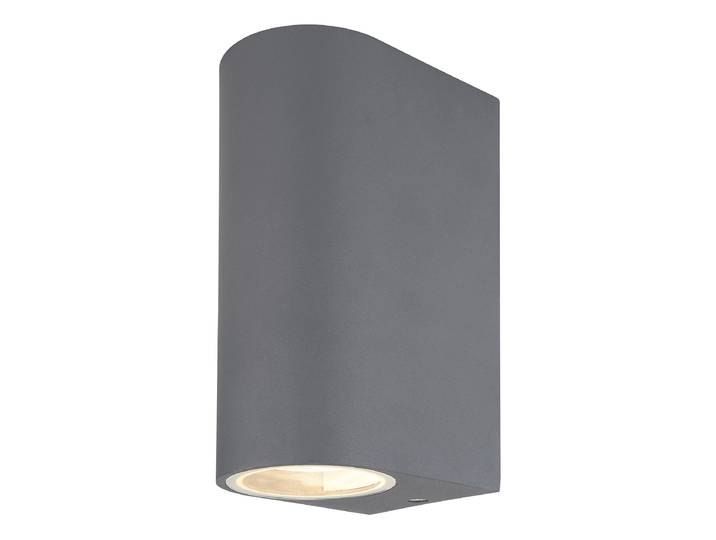 Applique murale Type D 7 x 15 x 9cm Transparent/Gris/Anthracite
