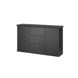 Sideboard   ¦ schwarz ¦ Maße (cm): B: 158 H: 92