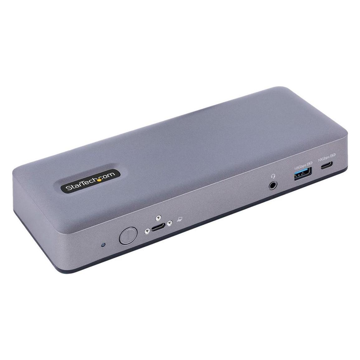 StarTech com Station d'Accueil USB-C - Hub USB-C Multi-Moniteur HDMI/DP/DP Alt Mode - 3x 4K30 / 2x 4 (USB-C, 7 Ports) (DK31C3MNCRUE)