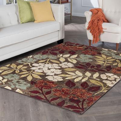 Alise Rugs Decora Shabby Chic Floral Indoor Area Rug