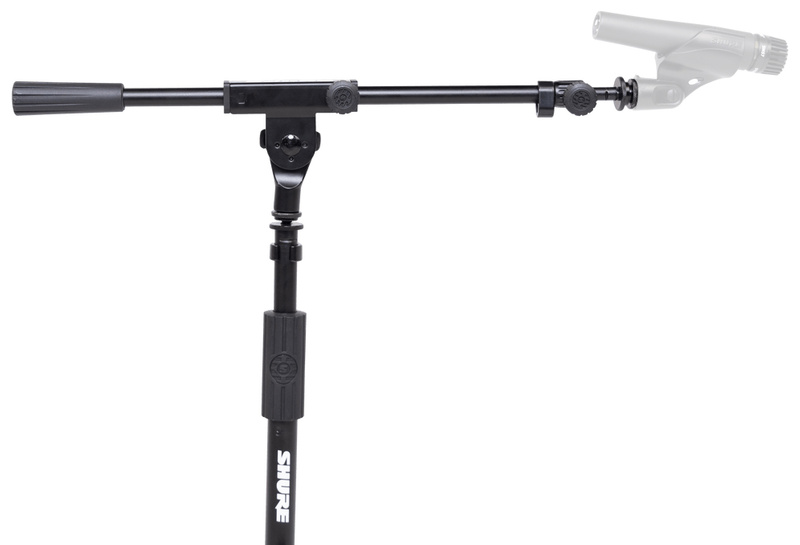 Shure Low-Profile Tripod Mic Stand nero verniciato a polvere