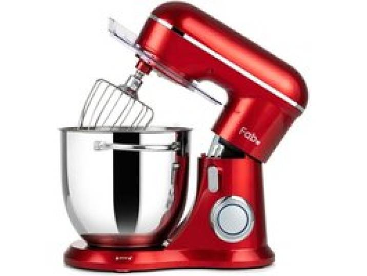 Robot Patissier 6L Batteur Electrique Cuisine Pétrin Professionnel 1300W Avec Fouet Batteur Et Crochet Pétrisseur 10+P Vitesses