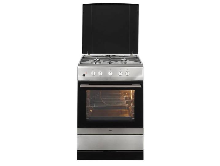 Amica Gas-Standherd SHGG 11668 E, Klassisches Kochen mit direkter Gasflamme und vertrauter Bedienung