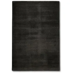 Webteppich Pace 80 x 150 cm Polypropylen Grau Anthrazit