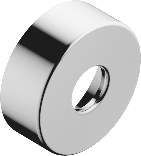 Dornbracht rosace poussée Meta chromé 082722503-00 20 mm chromé