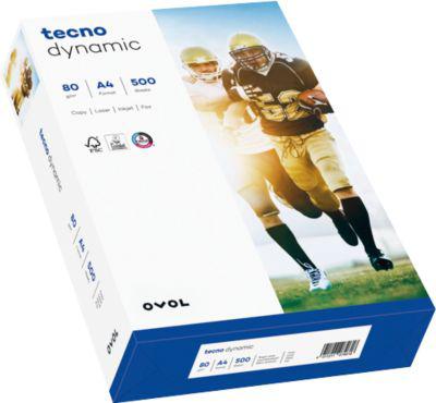 Kopierpapier tecno dynamic, DIN A4, 80 g/m², hochweiß, 2500 Blatt