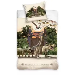 Jurassic Park: Bettwäsche-Set - 150 x 210 + 50 x 60 cm