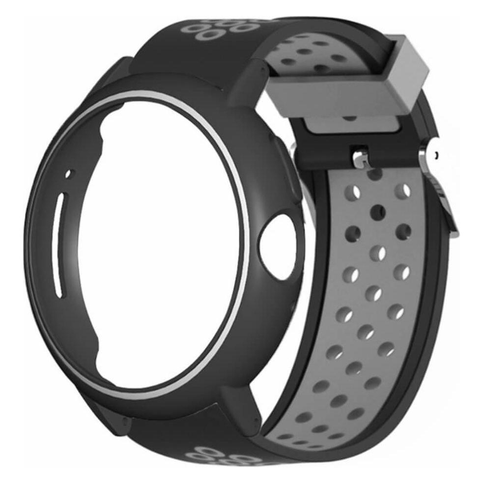 Cover-Discount Google Pixel Watch - Sportarmband gelöchert schwarz (Silikon) (680606779A)
