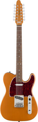 Squier Paranormal Troy V Leeuwen Tele cuivre haute brillance
