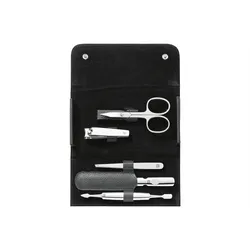 ZWILLING Maniküre-Etui Classic Inox 5tlg. Leder schwarz