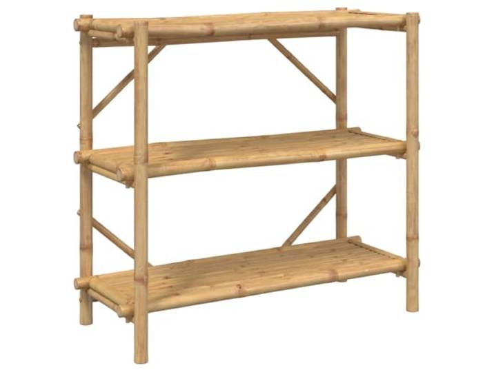 vidaXL Rek 3-laags 100x40x90 cm bamboe