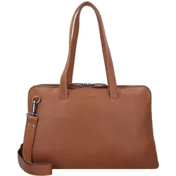 Plevier Hearst Aktentasche Leder 43 cm Laptopfach (17.32", Fujitsu), Notebooktasche, Braun